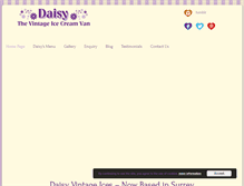 Tablet Screenshot of daisyicecreamvan.co.uk